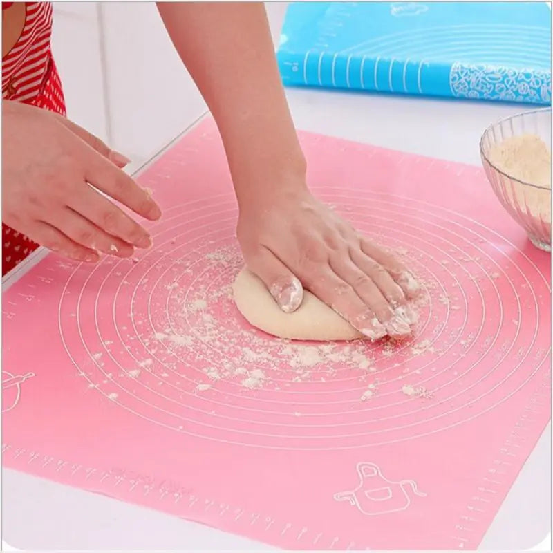 Non-Stick Silicone Baking Mat in use