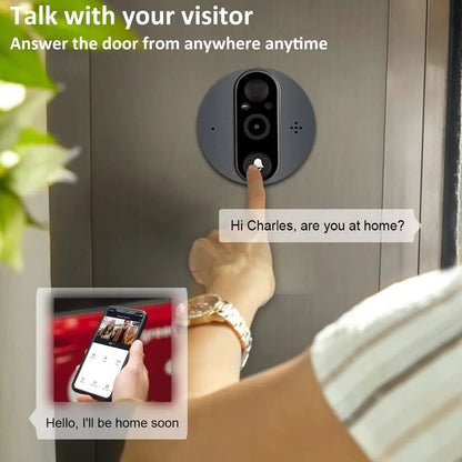 Smart WiFi Video Doorbell installed