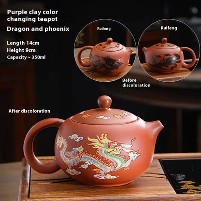 Color-Changing Ceramic Teapot pattern revealed