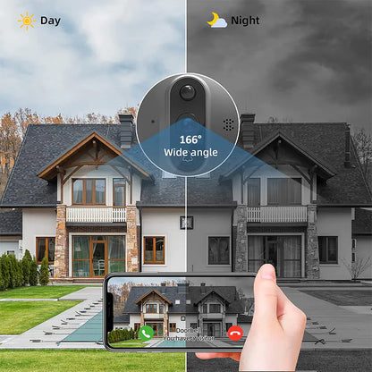 Smart WiFi Video Doorbell night vision