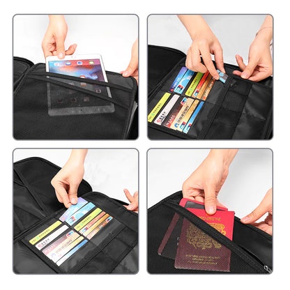 Fireproof Document Organizer Bag interior